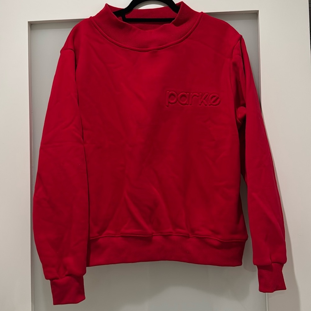 Parke Red Valentine’s Day Mockneck S/M